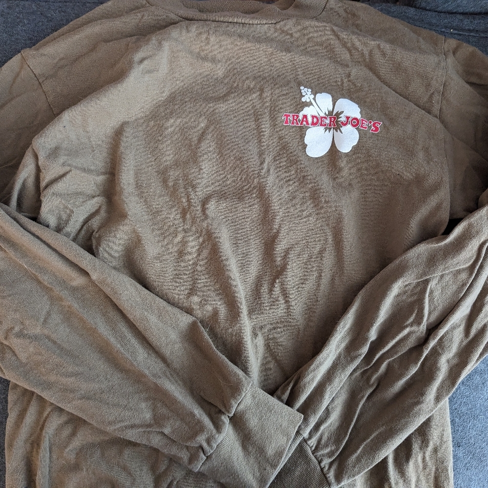 Trader Joe's long sleeve t shirt